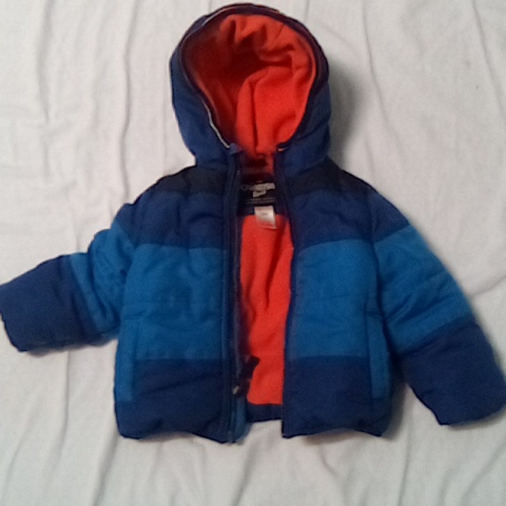 Blue Oshkosh Winter Coat Boys Size 18 months